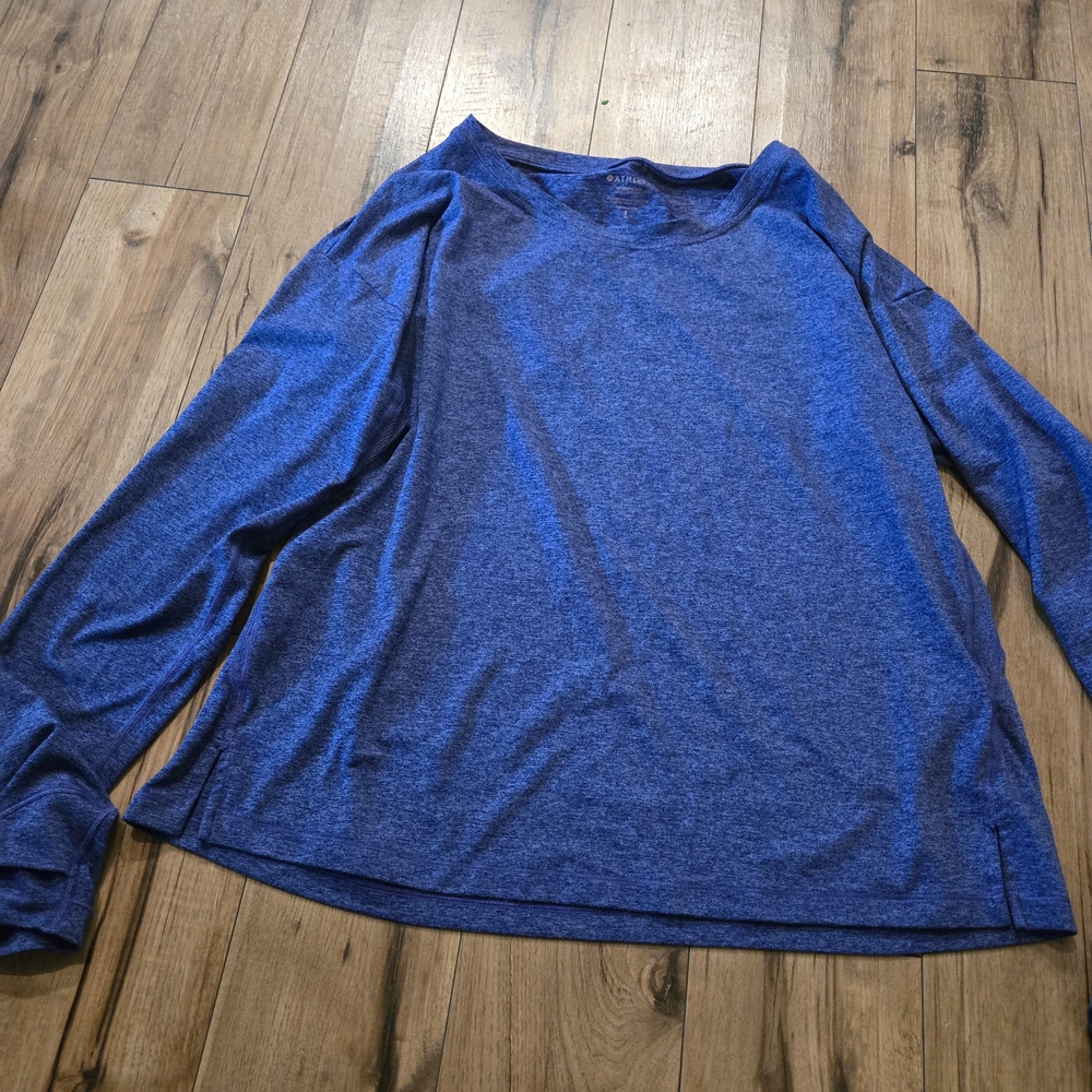 Athleta Purple Long Sleeve Top